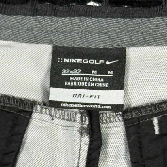 Nike‎ Golf Pants Mens 32x32 Dark Gray Dri Fit Performance Tech Chino - Picture 3 of 14